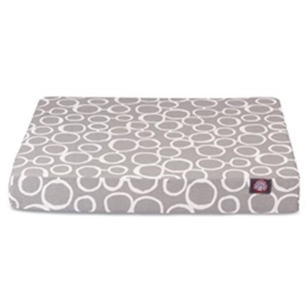 MAJESTIC PET Gray Fusion Small Orthopedic Memory Foam Rectangle Dog Bed 78899551276